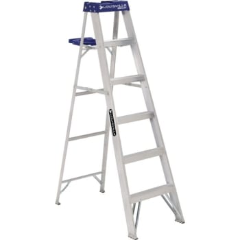 Louisville Ladder 6 Foot Aluminum Step Ladder Type 1