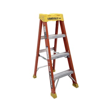 Image for Louisville Ladder 4 Ft. Fiberglass Step Ladder Type 1A from HD Supply