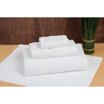 Welington Bath Towel Dobby 27x54" 15 Lbs/Dozen White Case Of 48