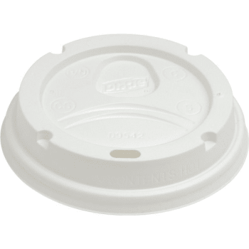 Image for Dixie® white lid, For Perfectouch 10-16oz & 12-20oz Paper Hot Cups, Case Of 1000 from HD Supply