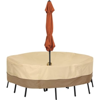 Image for Veranda Cover For Medium Round Table & Chair Set W/ Umbrella Hole from HD Supply