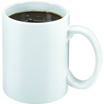 11 Oz Ceramic Coffee Mug White, Case Of 36