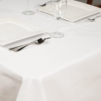 Image for Premier Table Cloth 52x52" White Case Of 12 from HD Supply