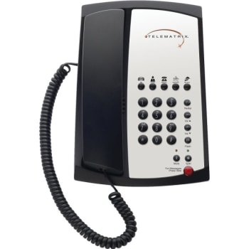 Image for Telematrix Single Line Corded Speakerphone With Five Guest Service Keys Black from HD Supply