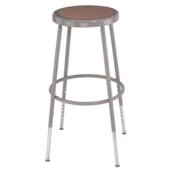 Image for National Public Seating® Round Adjustable Height Stool With Hardboard Seat 25-33 from HD Supply
