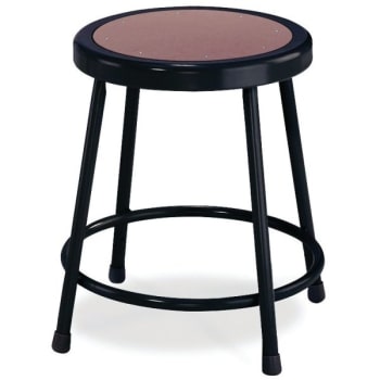 Image for National Public Seating® Black Hardboard Stool 18 Height from HD Supply