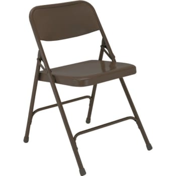 Image for National Public Seating® All Steel Heavy-Duty Brown Folding Chair, Package Of 4 from HD Supply