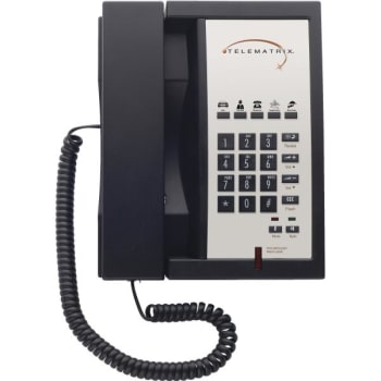 Telematrix #331491 Single Line Telephone (Black)