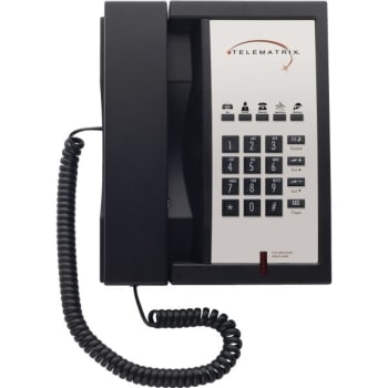 TeleMatrix #331391 Single Line Telephone (Black)