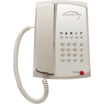 TeleMatrix #31139 Single Line Telephone (Ash)