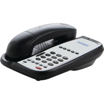 Teledex I Series AC9105S Single Line Cordless Hotel Feature Telephone in Black
