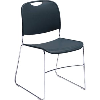 Image for National Public Seating® Ultra Compact Plastic Stack Chair Blue from HD Supply