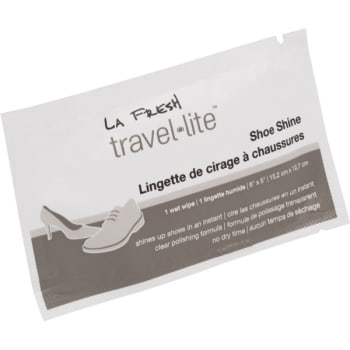 La Fresh Travel Lite Shoe Shine Wipe Case Of 200