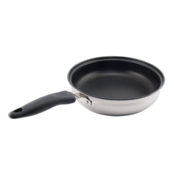 10 Inch Non Stick Stainless Steel Open Fry Pan Case Of 6