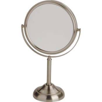 Image for Jerdon 6 Table Top Mirror Nickel Beaded Case Of 6 from HD Supply