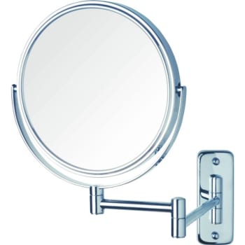 Image for Jerdon 8 Wall Mounted Mirror Chrome Case Of 6 from HD Supply