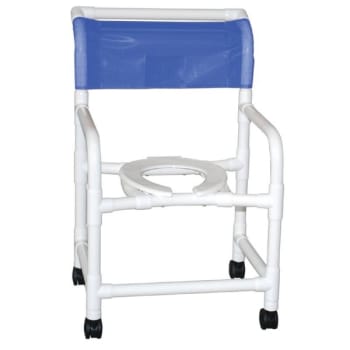MJM Echo Wide Shower Chair - 22" Royal Blue