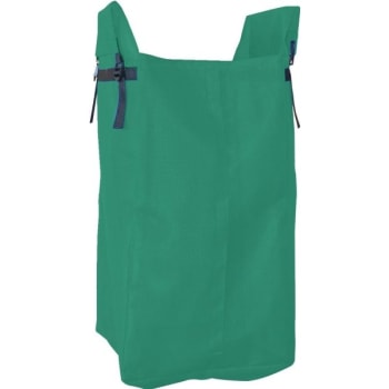 MJM Replacement Echo Mesh Hamper Bag With Velcro Closure- Forest Green