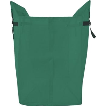 MJM Replacement Echo Jumbo Mesh Hamper Bag With Velcro Closure- Forest Green
