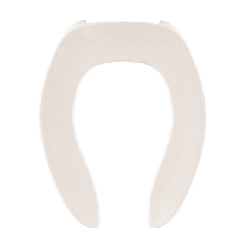 Image for Centoco Extra Heavy Duty Plastic Toilet Seat Elongated Open Front No Lid White from HD Supply