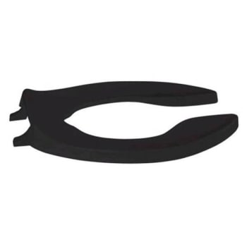 Image for Centoco Heavy Duty Plastic Toilet Seat, Elongated Open Front Without Lid Black from HD Supply