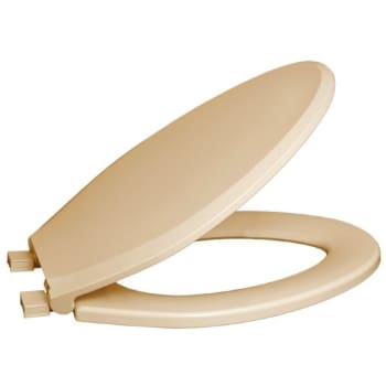 Centoco Regular Duty Plastic Toilet Seat, Elongated Closed Front With Lid Bone