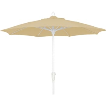 Image for Fiberbuilt 7.5' Crank Market Umbrella, Marine Grade Cover, Antique Beige from HD Supply