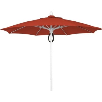 Image for Fiberbuilt 9' Pulley-Pin Market Umbrella, Marine Grade Cover, Terra Cotta from HD Supply