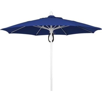 Image for Fiberbuilt 9' Pulley-Pin Market Umbrella, Marine Grade Cover, Royal Blue from HD Supply
