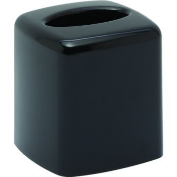 Image for Hapco Lacquerware Black Boutique Tissue Box from HD Supply