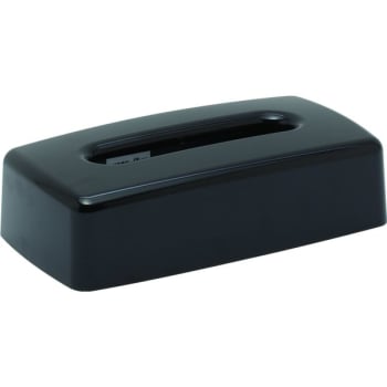 Image for Hapco Lacquerware Black Flat Tissue Box from HD Supply