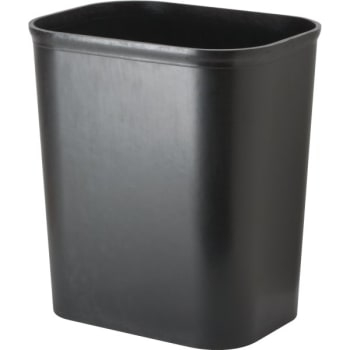 Image for Hapco 14 Quart Plastic Trash Can Black Ul Approved from HD Supply