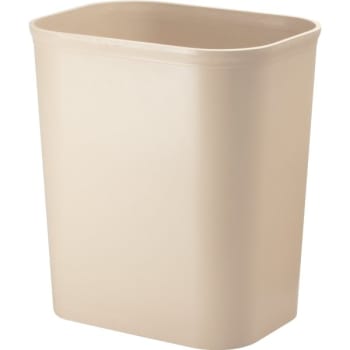 Image for Hapco 14 Quart Plastic Trash Can Beige UL Approved from HD Supply