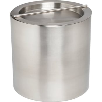 Image for 2 Quart Stainless Steel Round Ice Bucket from HD Supply
