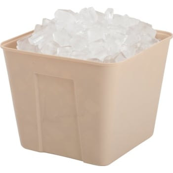 Image for Hapco 3 Quart Square Ice Bucket No Handles Beige Package Of 36 from HD Supply