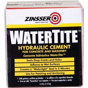 Image for Zinsser 2.5 Lbs Watertite Hydraulic Cement, Case Of 6 from HD Supply