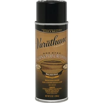 Image for Varathane 11 Oz Stain And Polyurethane Spray - Golden Oak , Case Of 6 from HD Supply