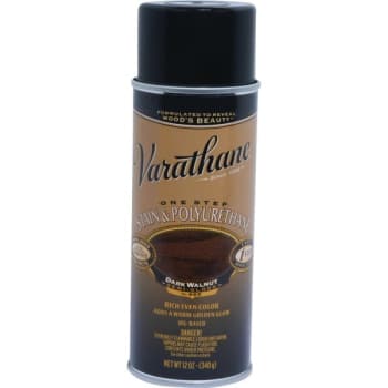 Image for Varathane 11 Oz Stain And Polyurethane Spray - Dark Walnut , Case Of 6 from HD Supply