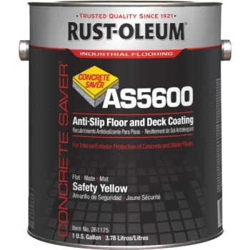 Image for Rust-Oleum 1 Gal Concrete Saver AS5600 System Anti-Slip Floor And Deck Coating Gloss Safety Yellow Package Of 2 from HD Supply