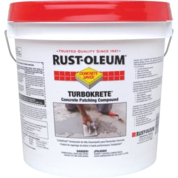 Rust-Oleum Turbokrete Concrete Patching Compound, 2 Gallon