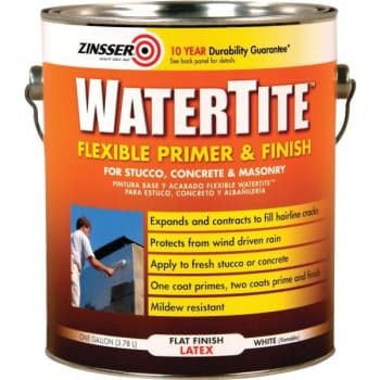 Image for Zinsser 1 Gallon Watertite Flexible Primer And Finish - White, Case Of 2 from HD Supply