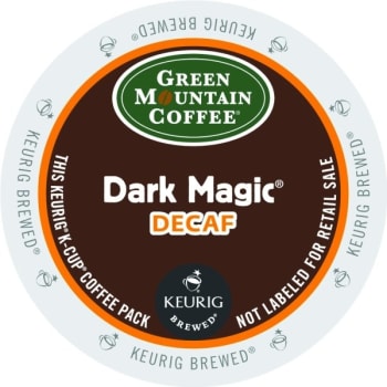 Image for Green Mountain Coffee Dark Magic Decaffeinated K-Cup Coffee Pack Case Of 96 from HD Supply