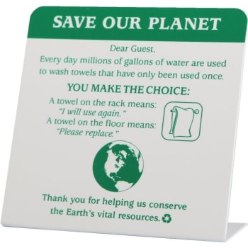 Save Our Planet Towels Easel Package Of 50