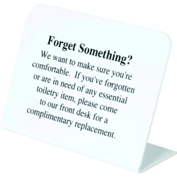 Image for Forget Something Easel Package Of 50 from HD Supply