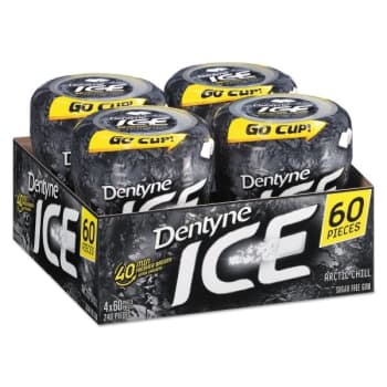 Image for Dentyne Ice® Arctic Chill Sugarless Gum 60 Pieces/Cup Pack Of 6 from HD Supply
