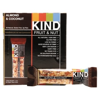 Image for Kind® 1.4 Oz Almond And Coconut Fruit And Nut Bars Pack Of 12 from HD Supply