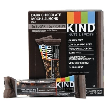 Image for Kind® 1.4 Oz Bar Dark Chocolate Mocha Almond Nuts And Spices Bar Pack Of 12 from HD Supply