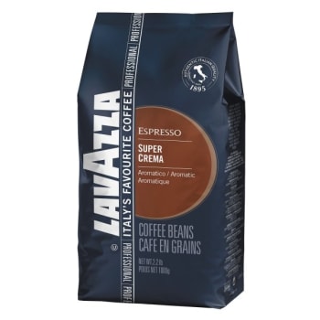 Image for Lavazza Vacuum-Packed 2.2 Lb Super Crema Whole Bean Espresso Coffee from HD Supply
