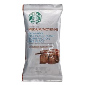 Image for Starbucks™ 2.5 Oz Pike Place Decaf Coffee Pack Of 18 from HD Supply