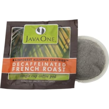 Image for Java One Rainforest French Roast Decaffeinated 1 Cup Coffee Pod Case Of 200 from HD Supply